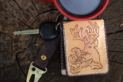 Money Clip Wallet-(Whitetail)